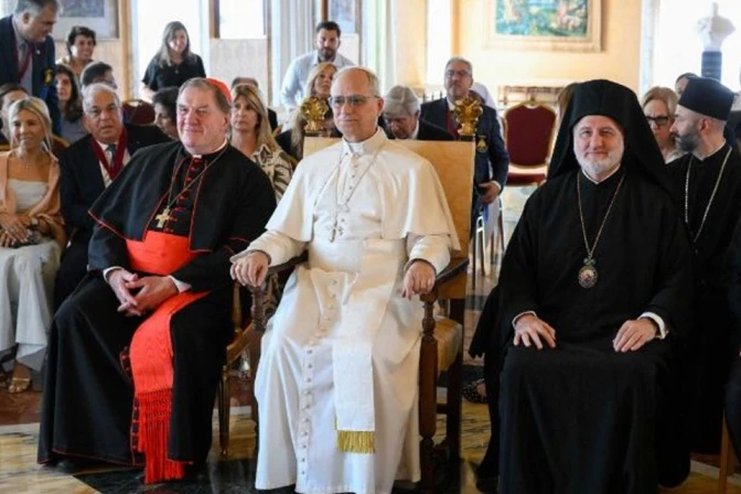El Papa León XIV recibió en el Vaticano a una peregrinación católica ortodoxa procedente de EE.UU.