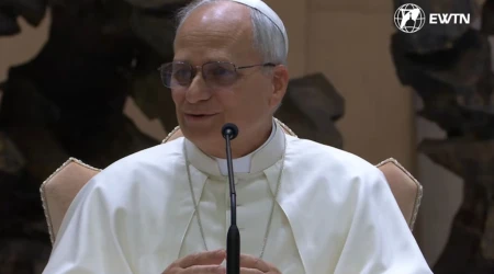 Papa León XIV en el Jubileo de los equipos sinodales.