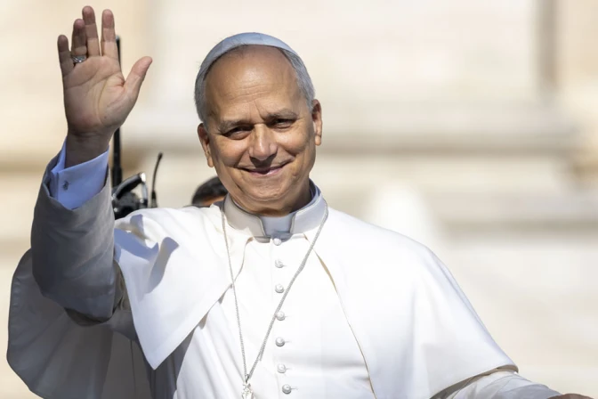 El Papa León XIV en la audiencia general del miércoles 6 de agosto en el Vaticano.