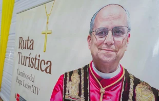 El afiche de la presentación de la ruta turística del Papa León XIV en el Perú. Crédito: ANDINA / Presidencia.