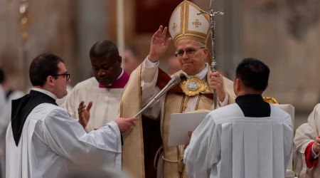 El Papa León XIV en San Pablo Extramuros