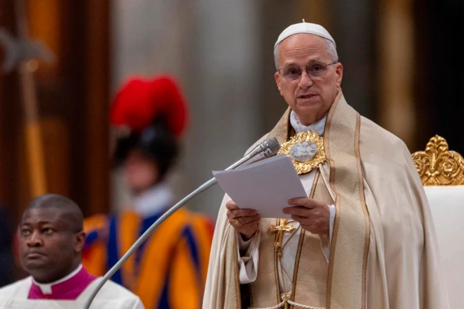 El Papa León XIV - segundas vísperas de la solemnidad de la conversión de San Pablo.