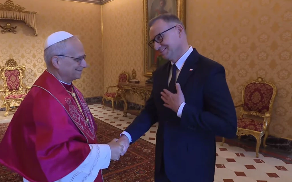 El Papa León XIV recibe en el Vaticano al presidente de Polonia, el católico Andrzej Duda.?w=200&h=150