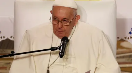 El Papa Francisco durante la oración con el clero en su viaje a Marsella