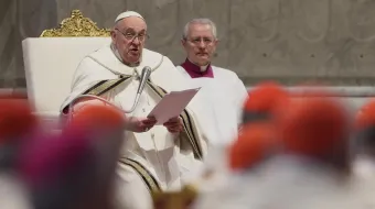 El Papa Francisco en la Misa de este Jueves Santo
