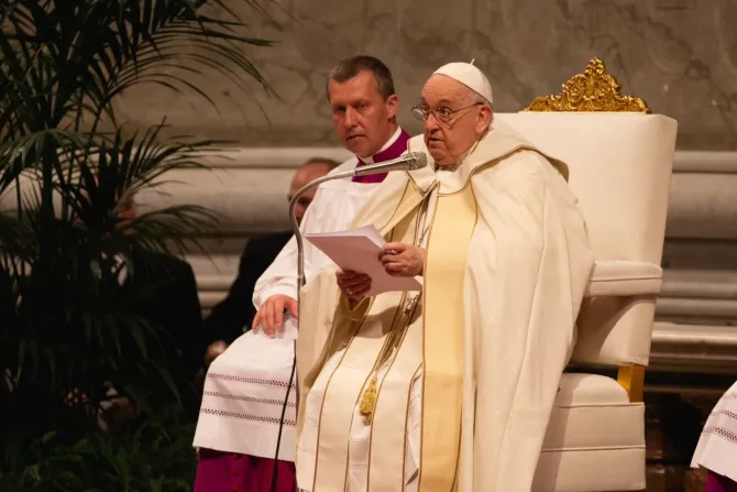 El Papa Francisco en la Misa por la fiesta de la Virgen de Guadalupe este 12 de diciembre