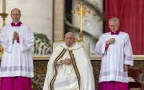 El Papa Francisco en la Misa de Pascua 2024