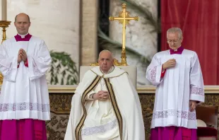 El Papa Francisco en la Misa de Pascua 2024 Crédito: Pablo Esparza