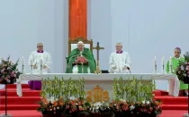 El Papa Francisco pronuncia la homilía dominical en Ulán Bator (Mongolia)