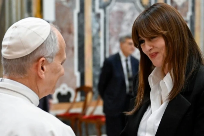 Papa y Mónica Belluci