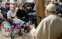 Encuentro del Papa Francisco con 200 niños en Roma
