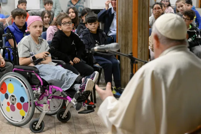 Encuentro del Papa Francisco con 200 niños en Roma