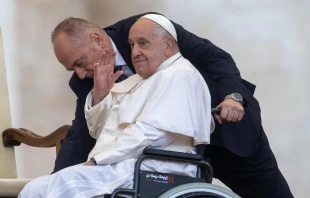 El Papa Francisco este 23 de octubre Crédito: Daniel Ibáñez/EWTN News