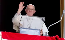 El Papa Francisco durante el Ángelus de este 10 de septiembre