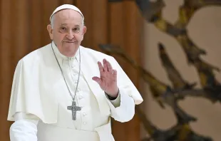 El Papa Francisco en la Audiencia General de este 27 de marzo Crédito: Vatican Media