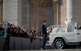 Imagen referencial del Papa Francisco durante una Audiencia General Crédito: Vatican Media