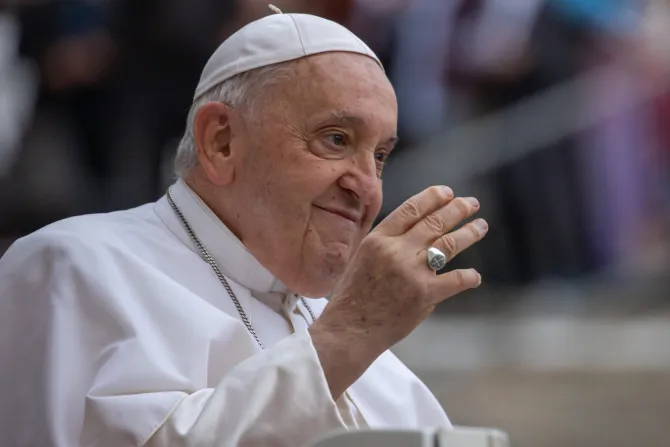 Imagen referencial del Papa Francisco durante una Audiencia General