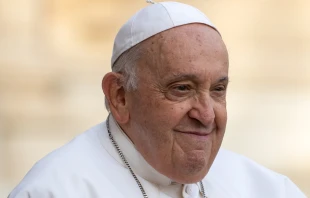 El Papa Francisco en la Audiencia General Crédito: Daniel Ibáñez/ACI Prensa