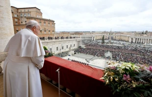 Imagen referencial del Papa Francisco en el Urbi et Orbi de la Navidad 2023 Crédito: Vatican Media
