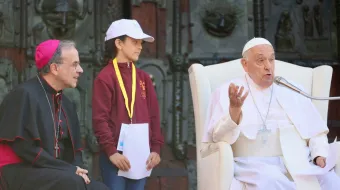 Encuentro del Papa Francisco con los niños y jóvenes en Verona.