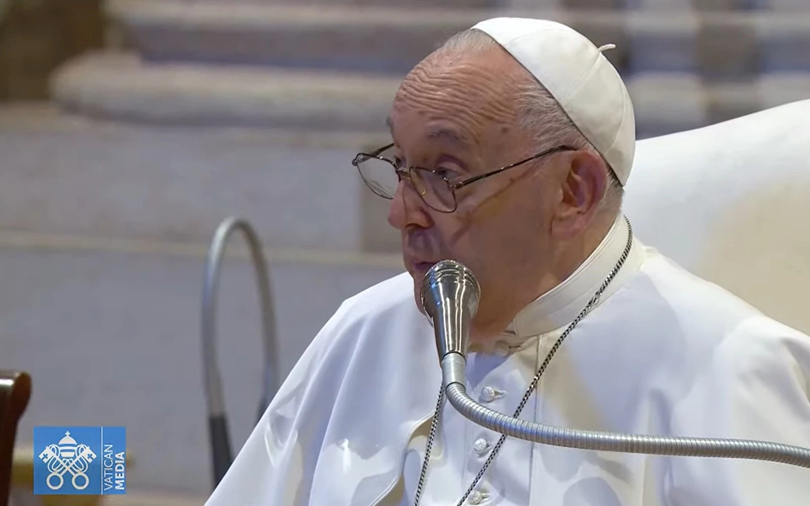 El Papa Francisco se dirige a los sacerdotes y consagrado en la basílica de San Zenón en Verona (Italia).?w=200&h=150