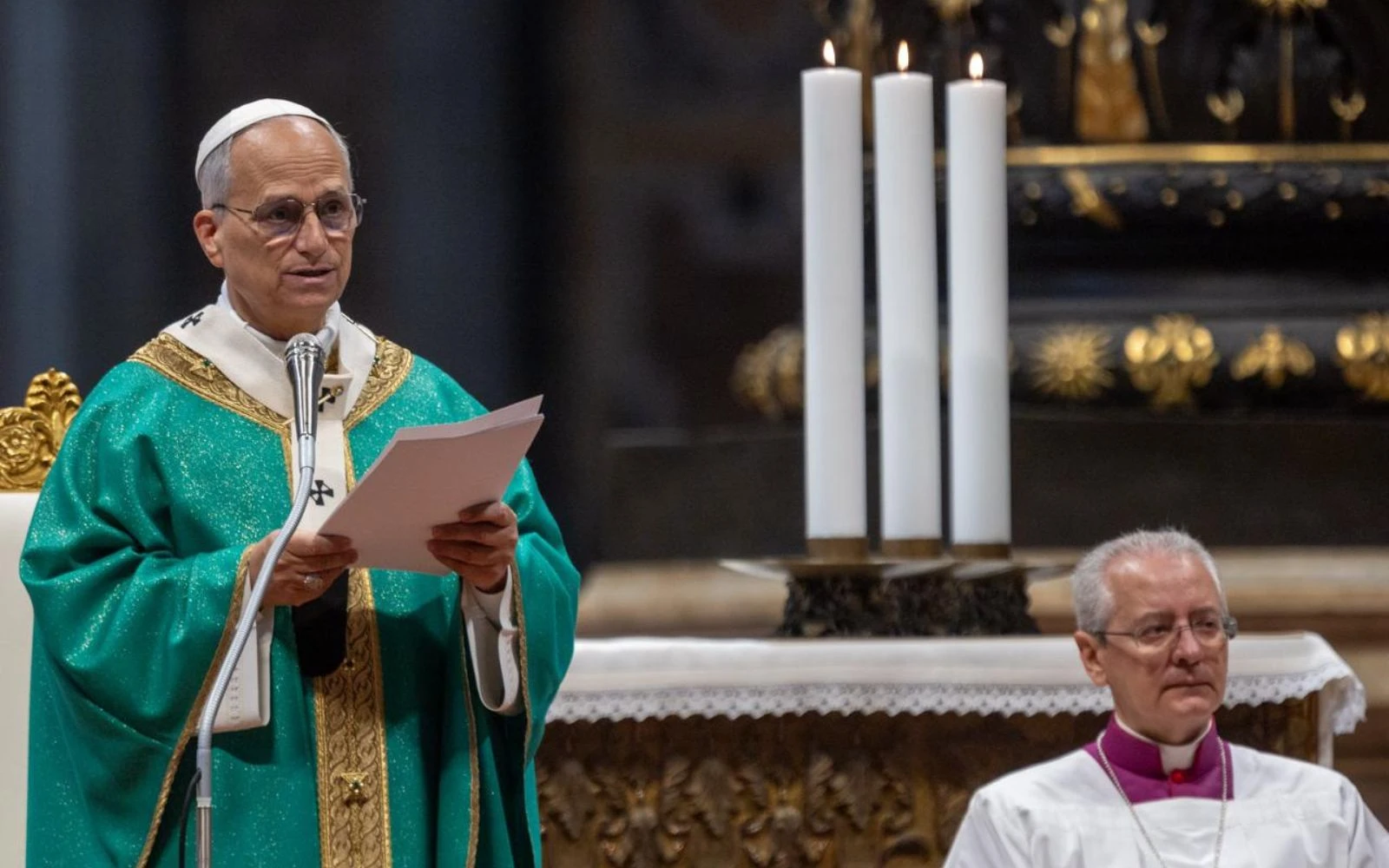 El Papa durante la Misa con motivo del Jubileo de los Pobres?w=200&h=150