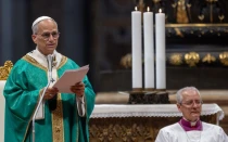 El Papa durante la Misa con motivo del Jubileo de los Pobres