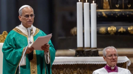 El Papa durante la Misa con motivo del Jubileo de los Pobres