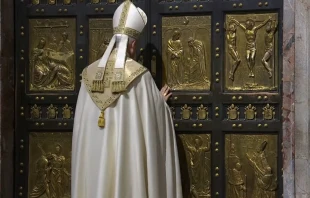 Con este gesto concluyó el Año Santo Crédito: captura de pantalla Vatican Media