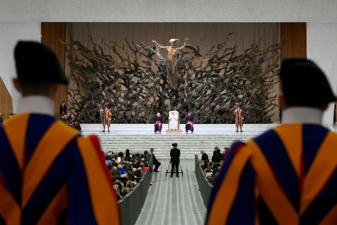 El Papa pronunció la catequesis en el Aula Pablo VI del Vaticano