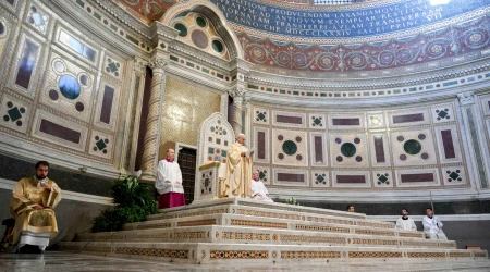 El Papa el pasado 25 de mayo, cuando tomó posesión de la Cátedra del Obispo de Roma