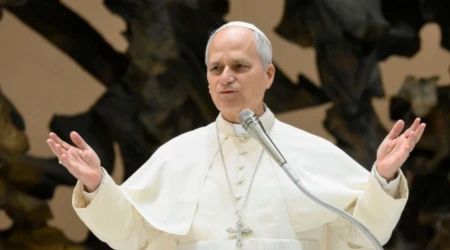 El Papa durante la Audiencia General de este miércoles