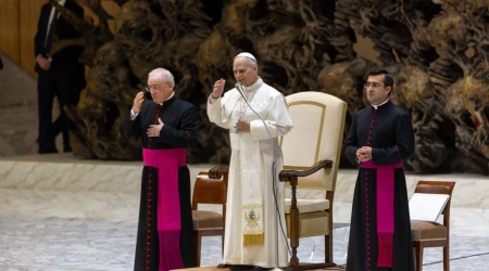 El Papa durante la Audiencia General del pasado miércoles