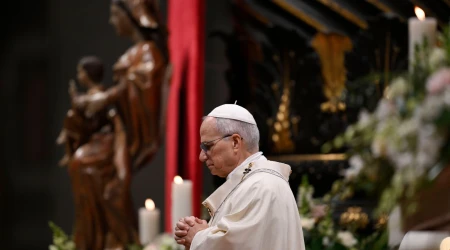 El Papa en una celebración en la Basílica de San Pedro del Vaticano