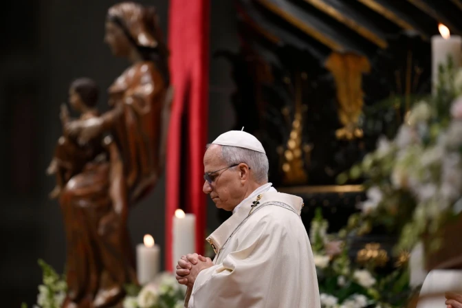 El Papa en una celebración en la Basílica de San Pedro del Vaticano