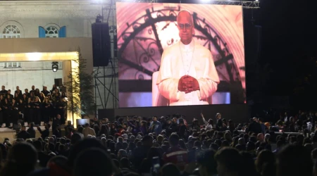 El Papa en el encuentro con los jóvenes