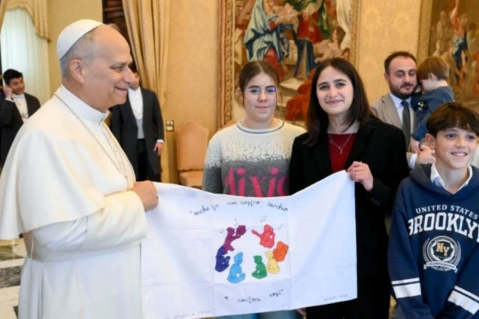 El Papa con los chicos de Acción Católica italiana