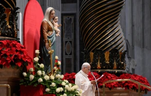El Papa, en la Basílica de San Pedro Crédito: Vatican Media
