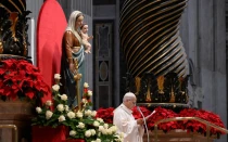 El Papa, en la Basílica de San Pedro