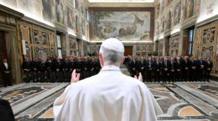 León XIV elogia la labor de la policía en el Vaticano: “Un entorno seguro es de gran ayuda para la oración”