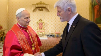 El Papa León XIV recibió este lunes 19 de enero de 2026, en audiencia privada en el Palacio Apostólico, al presidente de la República Checa, Petr Pavel