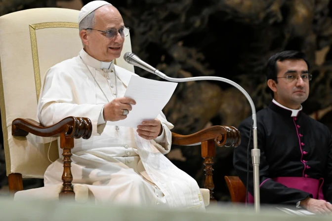 El Papa pronuncia la catequesis durante la Audiencia general de este miércoles