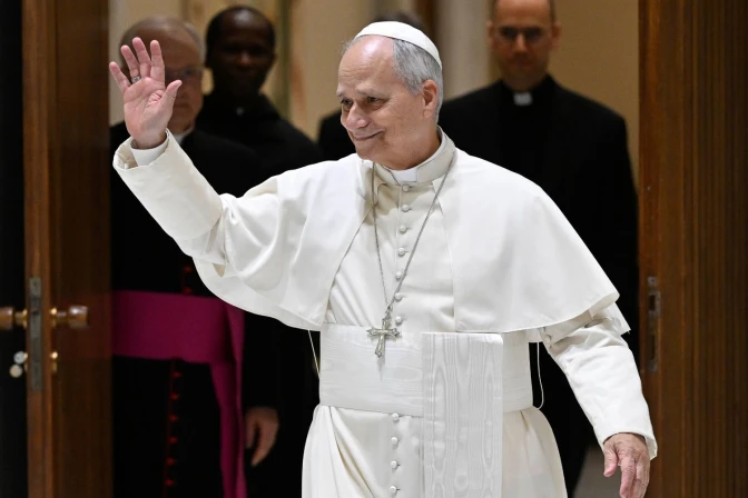 El Papa pronuncia su catequesis en el Aula Pablo VI del Vaticano