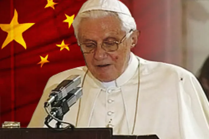 El Papa Benedicto XVI pide rezar por Iglesia Católica en China