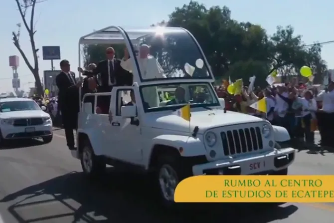 El Papa Francisco llegó a Ecatepec, segunda escala en México