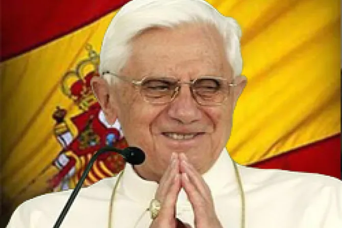 El Papa Benedicto XVI pide rezar por su viaje a España