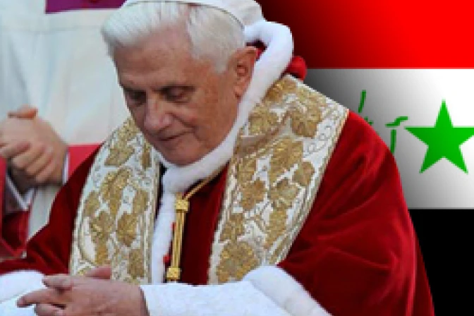 El Papa recibe a cristianos heridos en Catedral de Bagdad