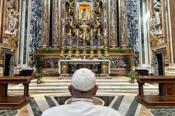 El Papa Francisco agradece su viaje a Lisboa a la Virgen de Santa María la Mayor