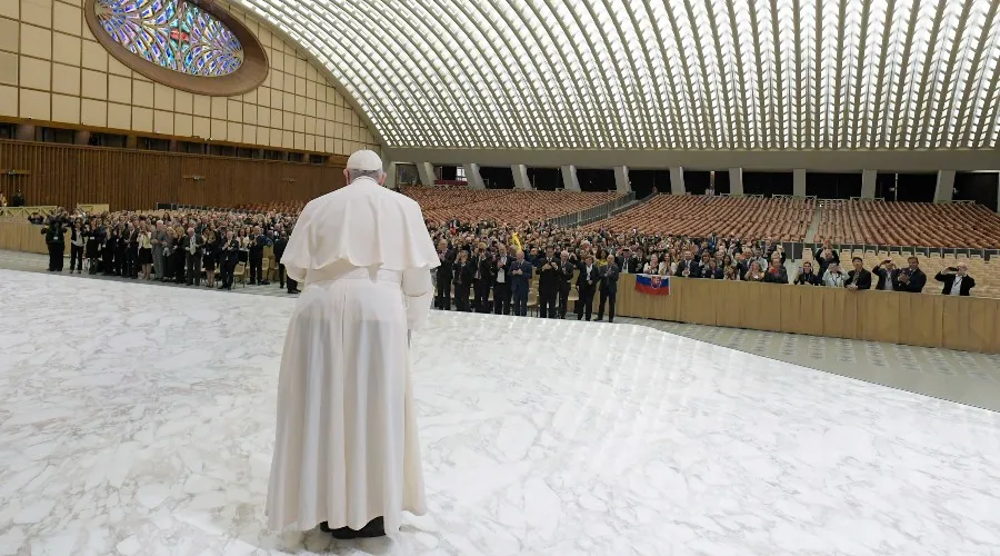 Audiencia del Papa con empresarios. Crédito: Vatican Media?w=200&h=150