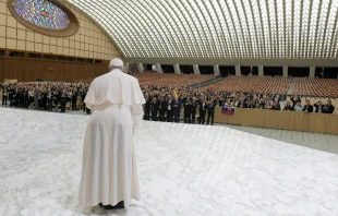 Audiencia del Papa con empresarios. Cru00e9dito: Vatican Media 
